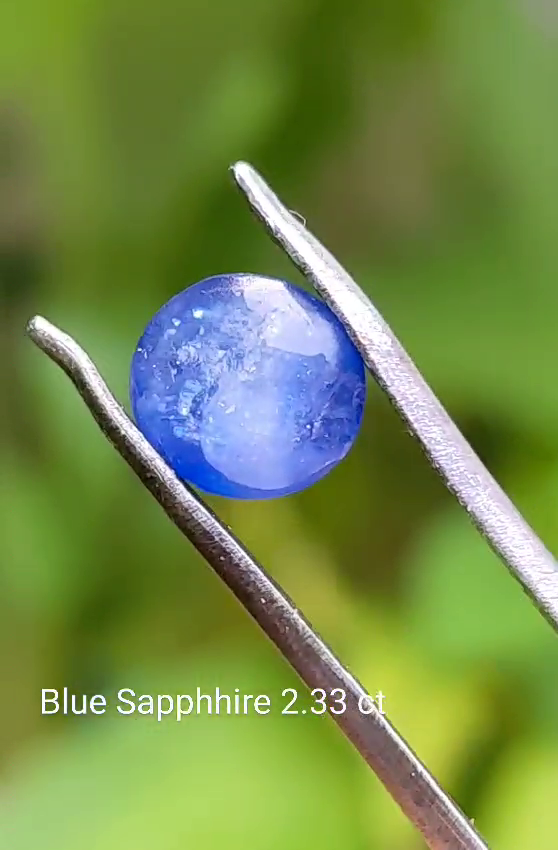 blue sapphire cabochons 2.33 ct natural gemstone precious gemstone for ring or jewellery - Image 4