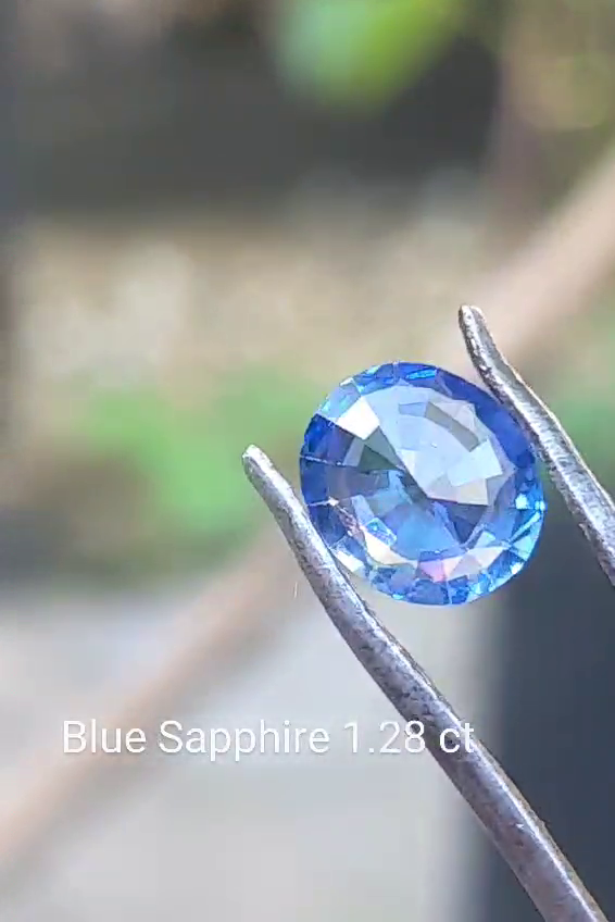 blue sapphire 1.28 ct natural gemstone precious gemstone for ring or jewellery - Image 3