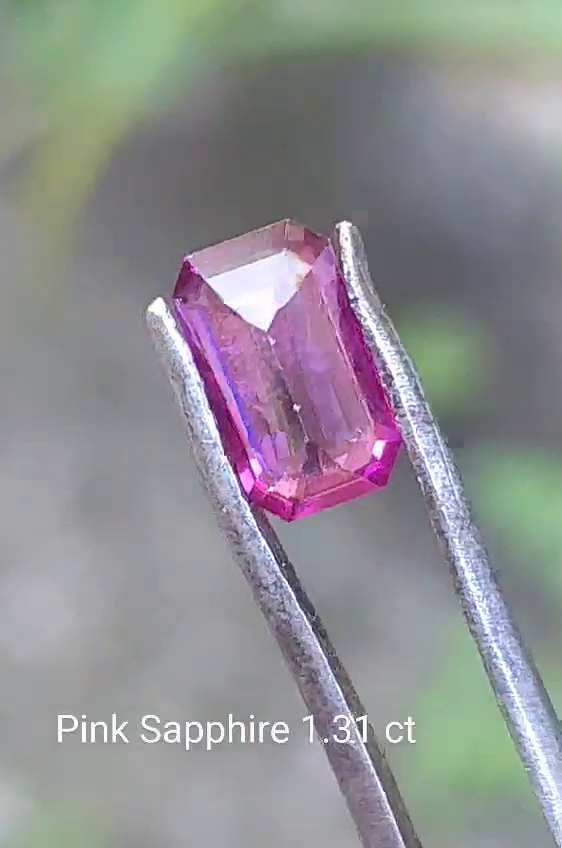 pink sapphire 1.31 ct natural gemstone precious gemstone for ring or jewellery - Image 2