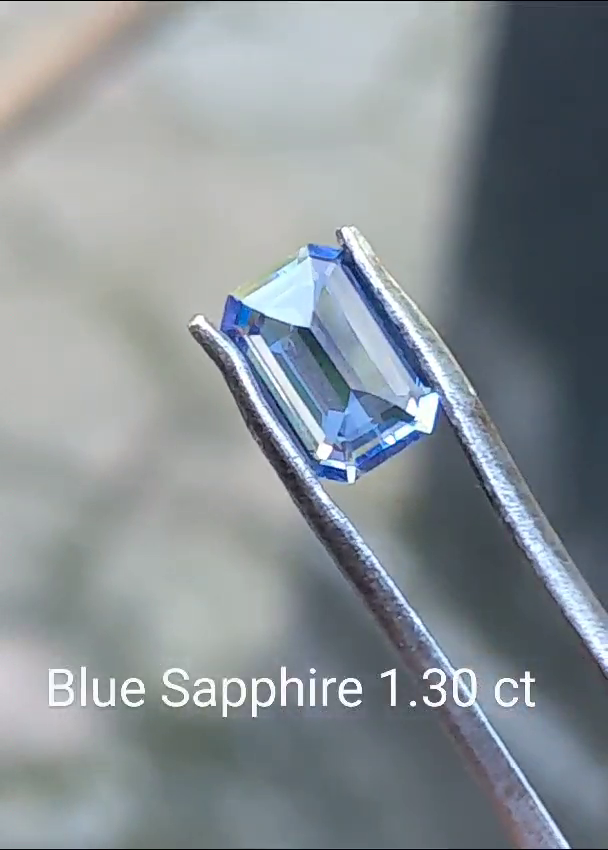 blue sapphire 1.30 ctnatural gemstone precious gemstone for ring or jewellery - Image 2