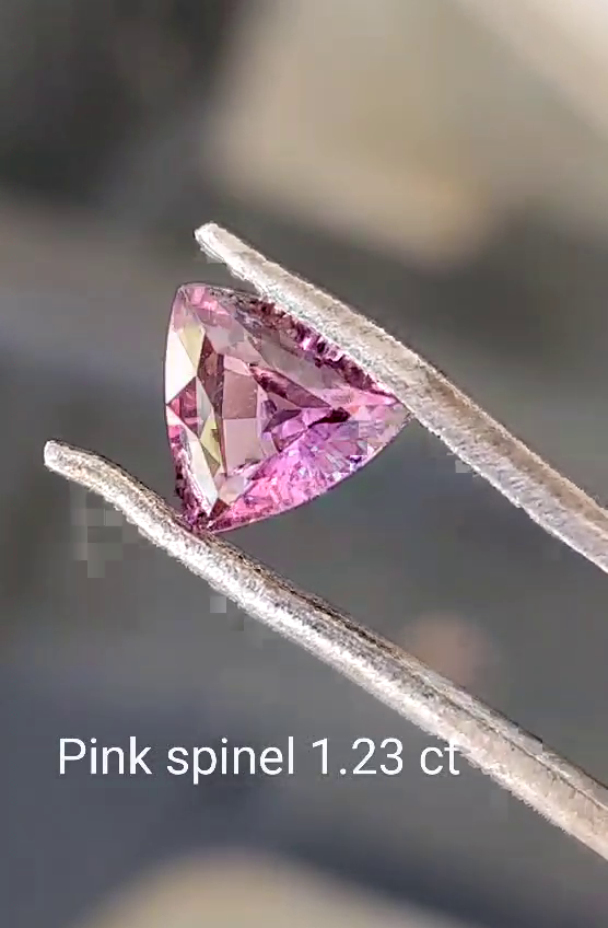 pink spinel gemstone 1.23 ct natural gems Ceylon srilanka for ring or jewelry - Image 4